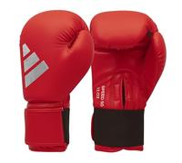 adidas Guanti da boxe Speed 50, per adulti, boxe 12 oz, guanti punching comodi e durevoli, rossi