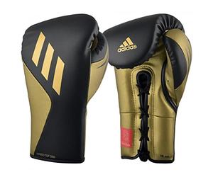 adidas Guanti da boxe Tilt 350 da uomo, nero/oro, 12 oz EU