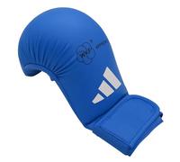 adidas Guanti da karate WKF senza pollice (colore: blu - Taglia: XXS)