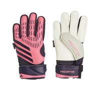 adidas Guanti da portiere unisex per bambini, modello Match Predator, Turbo/Aurora Black/Turbo, 3