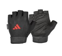 adidas Guanti Regolabili Essenziali Unisex-Adult, Rosso, L