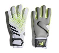 adidas Guanti unisex Goalkeeper (W/O Fingersave) Pred Gl Com, White/Lucid Lemon/Black, IA0881, 9