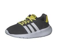 Adidas GW1496 Lite Racer 3.0 K Unisex - Bambini, Grey Five/Ftwr White/Impact Yellow EU 38
