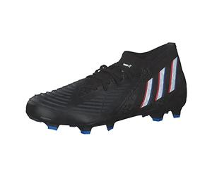 Adidas GW2271 Predator Edge.2 FG Unisex - Adulto, Core Black/Ftwr White/Vivid Red EU 46 2/3