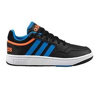Adidas GZ1937 Hoops 3.0 K Unisex - Bambini, Core Black/Blue Rush/Impact Orange EU 39 1/3