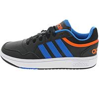 Adidas GZ1937 Hoops 3.0 K Unisex - Bambini, Core Black/Blue Rush/Impact Orange EU 40