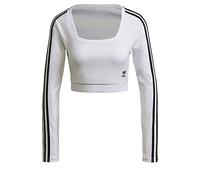 Adidas H37769 Long Sleeve Maglia Lunga Donna White 46