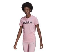 Adidas Maglia A Maniche Corte Donna Adidas Loungewear Essentials Slim Logo Rosa