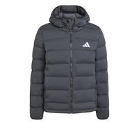 adidas Uomo Helionic Climawarm Stretch Hooded Down Coat, black, L