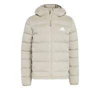 Adidas Helionic Stretch Hooded Down - silver pebble - Grigio (L)