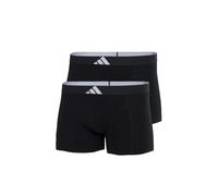 adidas Herren Unterwäsche Boxershorts 2er Pack-Trunk (2pk) -Active Flex Cotton Body Intimo, Black_4am020, M Uomo