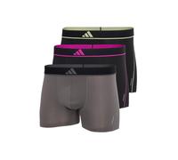 adidas Herren Unterwäsche Boxershorts 3er Pack-Trunk (3pk) -Active Micro Flex Eco Boxer a Pantaloncino, 904 Assortiti, S Uomo