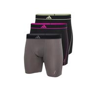 adidas Herren Unterwäsche Slip 3er Pack-Boxer Brief (3pk) -Active Micro Flex Eco Mutande da Uomo, Assorted_4am015
