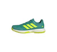 adidas HOCKEYSTAR, Scarpe da Hockey Unisex-Adulto, Pure Teal/Lucid Lemon/off White, 38 2/3 EU