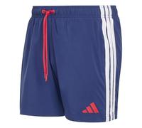 Adidas Pantaloncini da nuoto 3 Strisce 12,5 cm Blu scuro / Pure Ruby XS