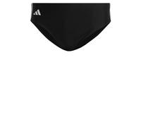 adidas Homme 3 Stripes Swim Trunks, Black/White, L