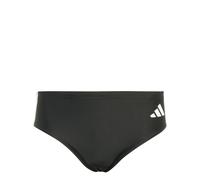 adidas Homme 3 Stripes Swim Trunks, Black/White, S-M Black / White