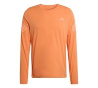 adidas Homme ADI365 Running Iconic Long Sleeve, Dusky Orange, XL