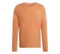 adidas Homme ADI365 Running Iconic Long Sleeve, Dusky Orange, XXL