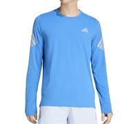 adidas Homme ADI365 Running Iconic Long Sleeve, Ray Blue, XL