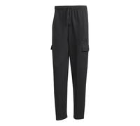 adidas SZN - Pantaloni Cargo Larghi da Uomo, con Orlo Aperto, in Spugna Francese, Taglia S, Colore: Nero