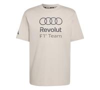 adidas Homme Audi Formula One Team Dna Graphic Tee, Chalk Pearl, L