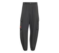 adidas Homme Audi Formula One Team Elevated Woven Pant, Utility Black/Hi-RES Red, XL