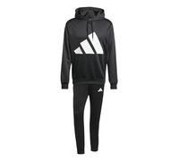ADIDAS SPORTSWEAR Completo per l'allenamento nero / bianco Uomo ADIDAS SPORTSWEAR L nero / bianco
