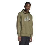 adidas Homme Camo Modern Logo Graphic Hoodie, Olive Strata, 4XL