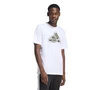 adidas Homme Camo Modern Logo Graphic T-Shirt, White, M