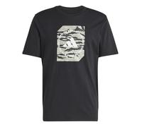 adidas Homme Camo Shape Graphic T-Shirt, Black, XS