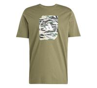 adidas Homme Camo Shape Graphic T-Shirt, Olive Strata, M