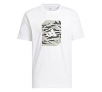 Adidas Badge Of Sport Camo M - T-shirt - Uomo - Bianco S