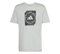 adidas Homme Camo Shape Graphic T-Shirt, Wonder Silver, XXL