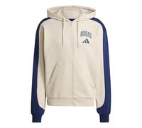 adidas Homme Collegiate Fleece Full-Zip, Wonder Alumina/Dark Blue, M