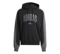 adidas Homme Collegiate Fleece Hoodie, Black/Grey Six, L