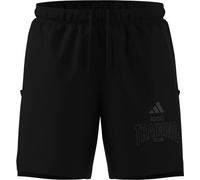 SHORT CON GRAFICA D4T POWER ESSENTIALS WORKOUT Black S 18 CM