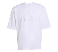 adidas Homme D4T Power Essentials Workout Mesh T-Shirt, White, M