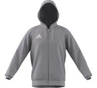 adidas Homme Entrada26 Full Zip Hoodie, Team Light Grey/White, XL
