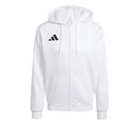 adidas Homme Entrada26 Full Zip Hoodie, White/Black, L