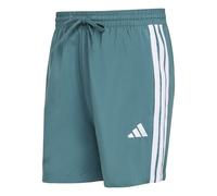 adidas Homme Essential Three Stripes Chelsea Base Short, preloved Teal/White, M