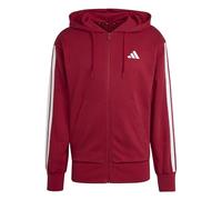 Giacca Felpa Sportiva UOMO Adidas Amaranto 3-S French Terry Full-Zip Hoodie