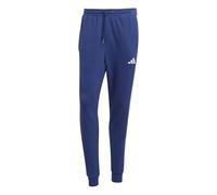 adidas Homme Essential Three Stripes French Terry Pant, Dark Blue/White, XL