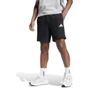 adidas Uomo Essential Three Stripes French Terry Short, Black/White, XXL