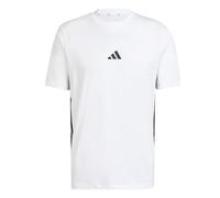 adidas - 3 Stripes Single Jersey Tee - T-shirt S bianco
