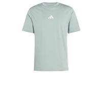 adidas Homme Essential Three Stripes Single Jersey Tee, Wonder Sage/White, 3XL