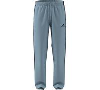 adidas Homme Essentials 3 Stripes Woven Open Hem Trackpants, Icey Blue/Night Navy/Night Navy/Night Navy, L