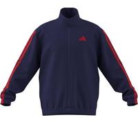 adidas Homme Essentials 3-Stripes Woven Tracktop, Mystery Ink/Pure Ruby/Pure Ruby/Pure Ruby, S