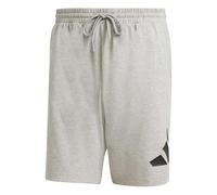 adidas Homme Essentials Big Logo Single Jersey Short, Medium Grey Heather/Black, M