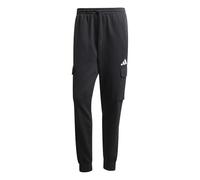 adidas Homme Essentials FEELCOZY Fleece Cargo Pant, Black/White, S
